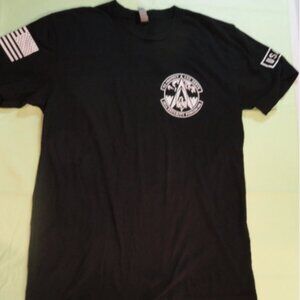 DISC szMEDIUM 10TH SECURITY FORCES SQUADRON USAFA BLACK UNIT SHIRT LD 5057